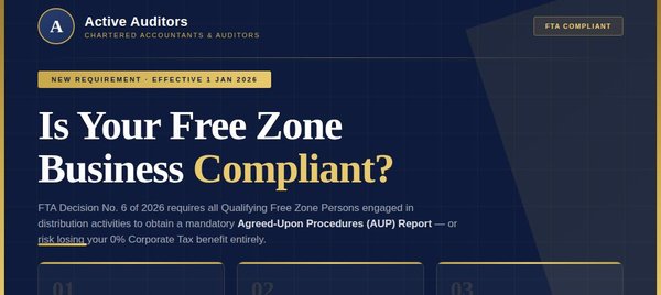 FTA Decision No. 6 of 2026 — AUP reports for Free Zone distribution